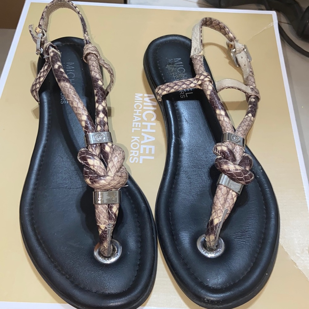 Michael Kors Snakeskin Sandals